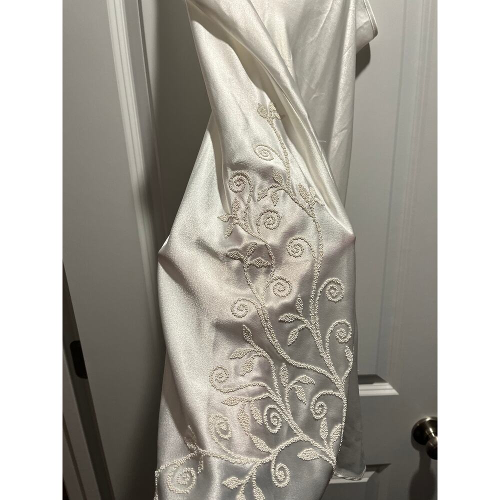 Vintage Alexandra Nicole off-white slip dress